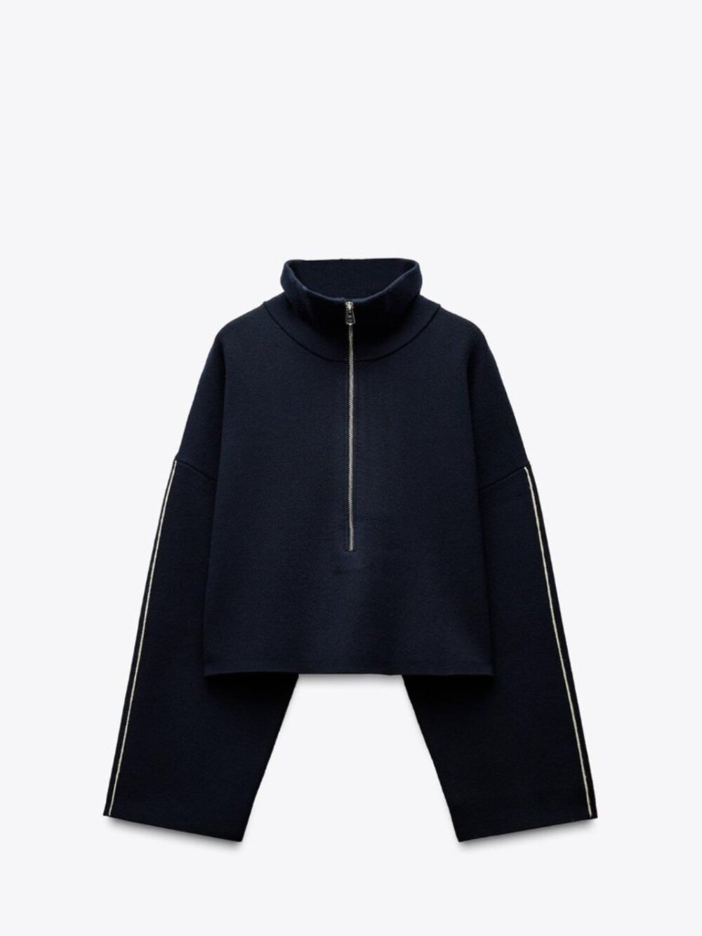 Zara navy knit sweater